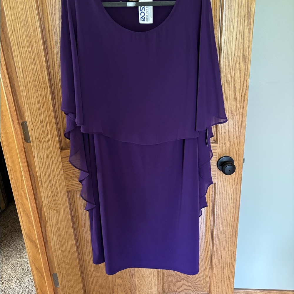 Elegant Purple Women's Dress